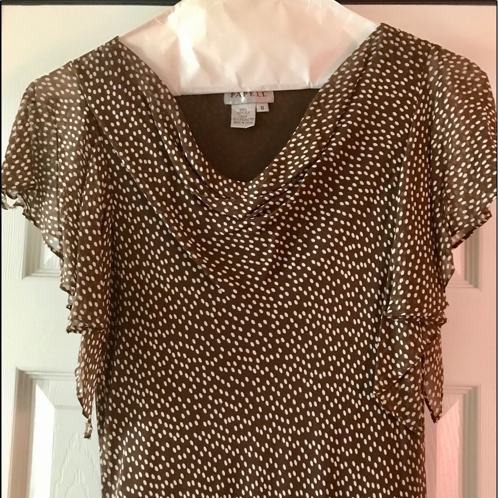 Adrianna Papell Silk Dress